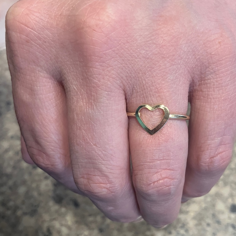 Gold Heart Ring